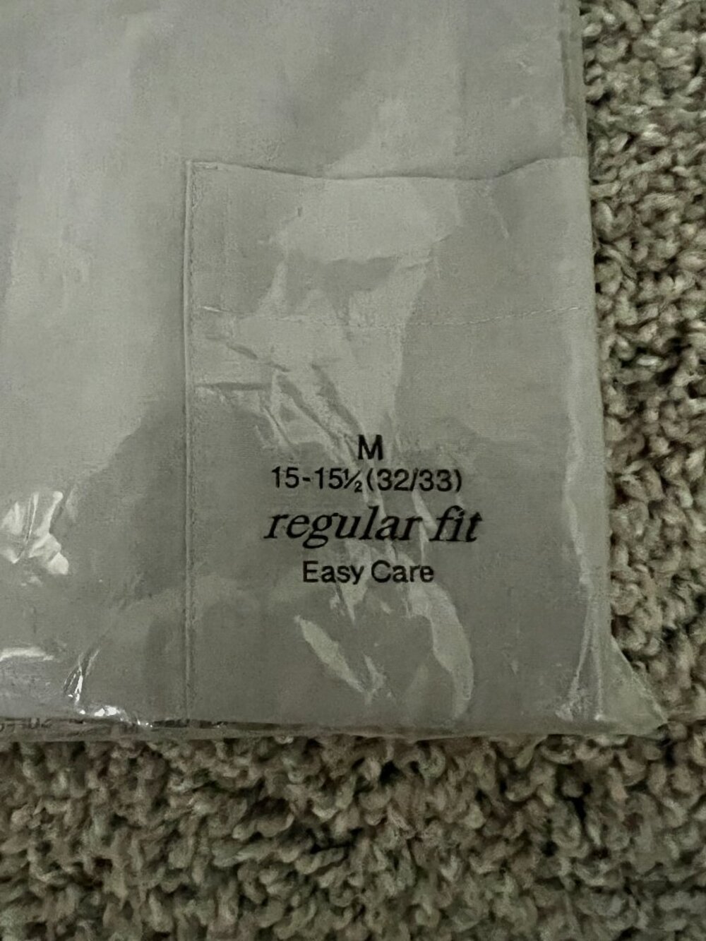 Pierre Cardin Dress Shirt Pewter Gray Long Sleeve 15-15.5 32/33 NWT - Picture 2 of 2